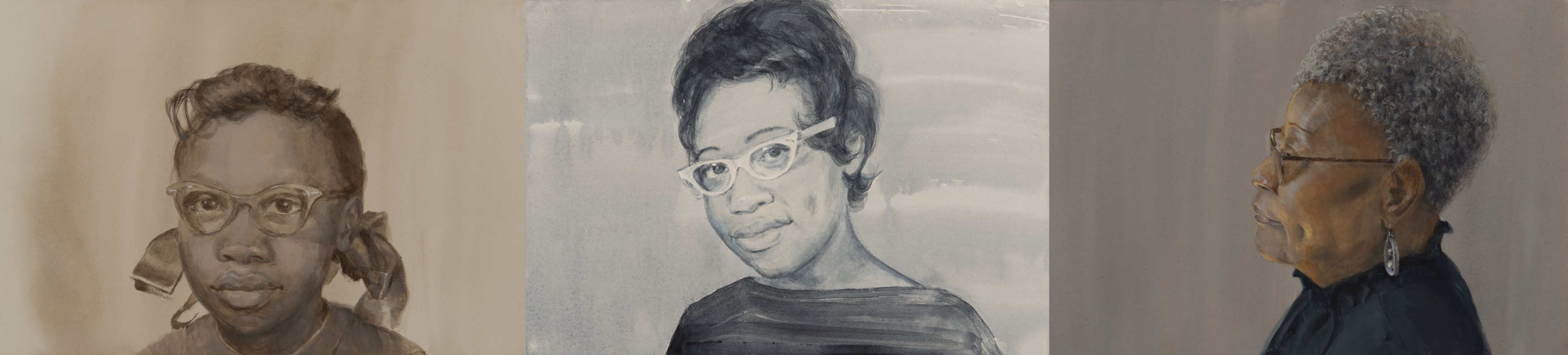 Margaret at 9, 25, and 75